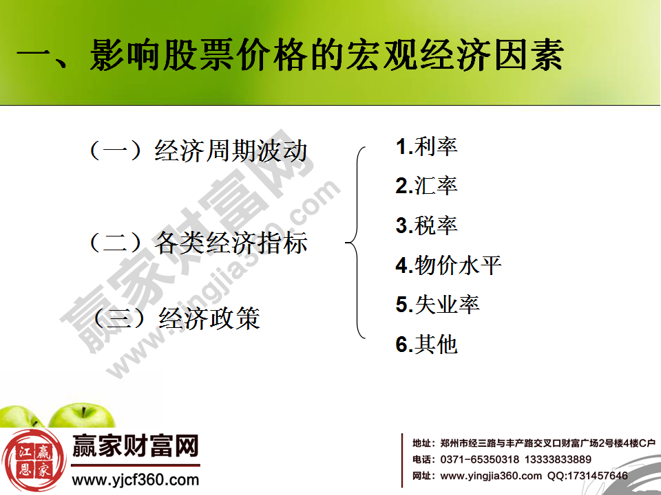 股票基本分析方法阐述