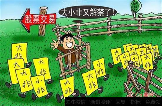 大小非解禁带来的后果