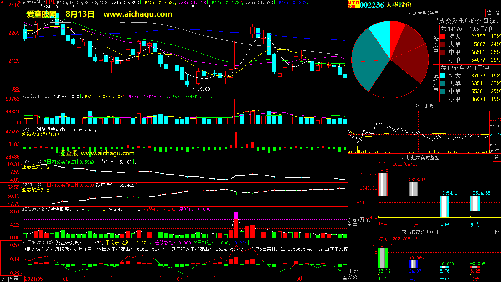 大华股份(002236)大智慧超赢数据