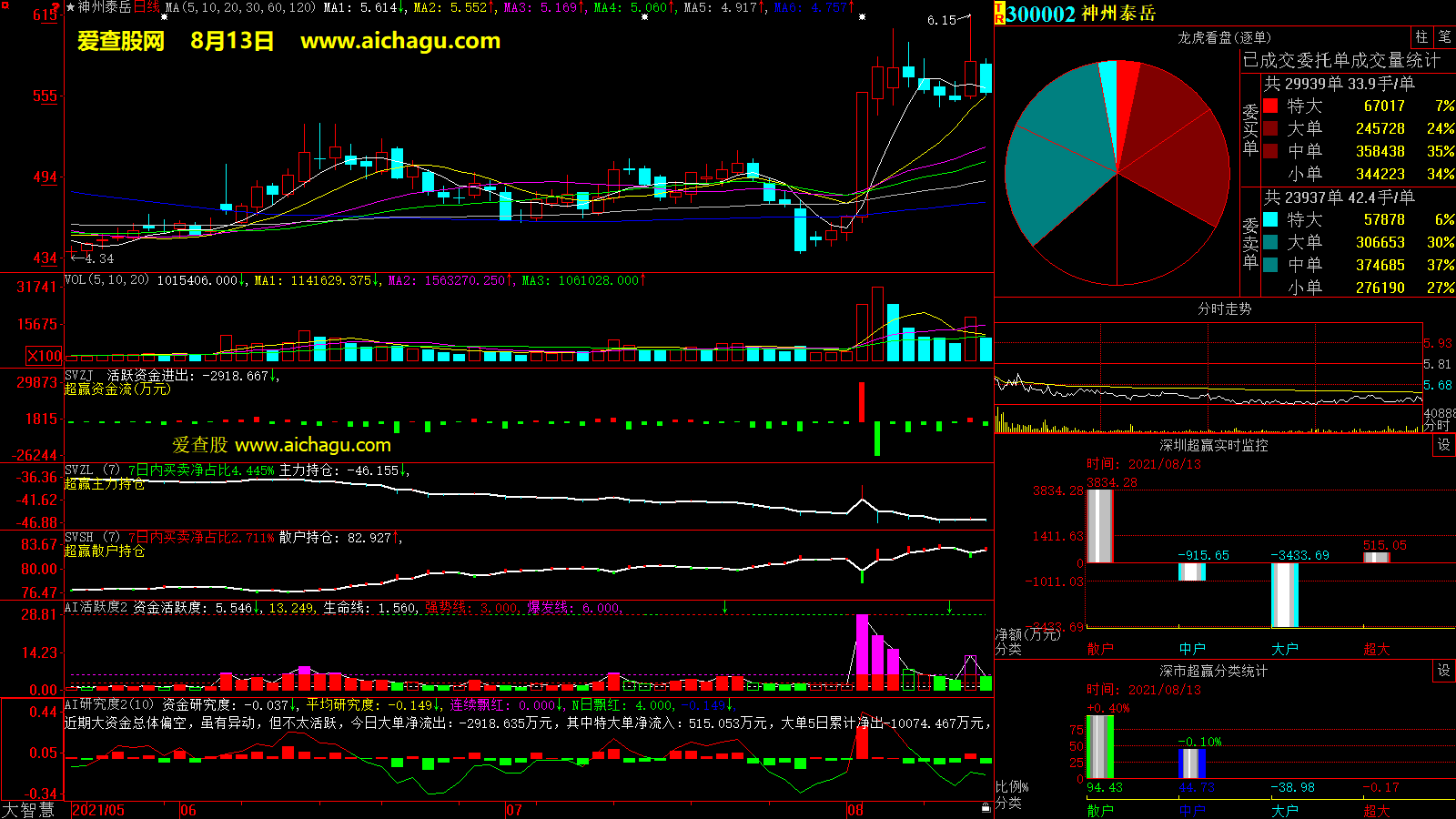 神州泰岳(300002)大智慧超赢数据