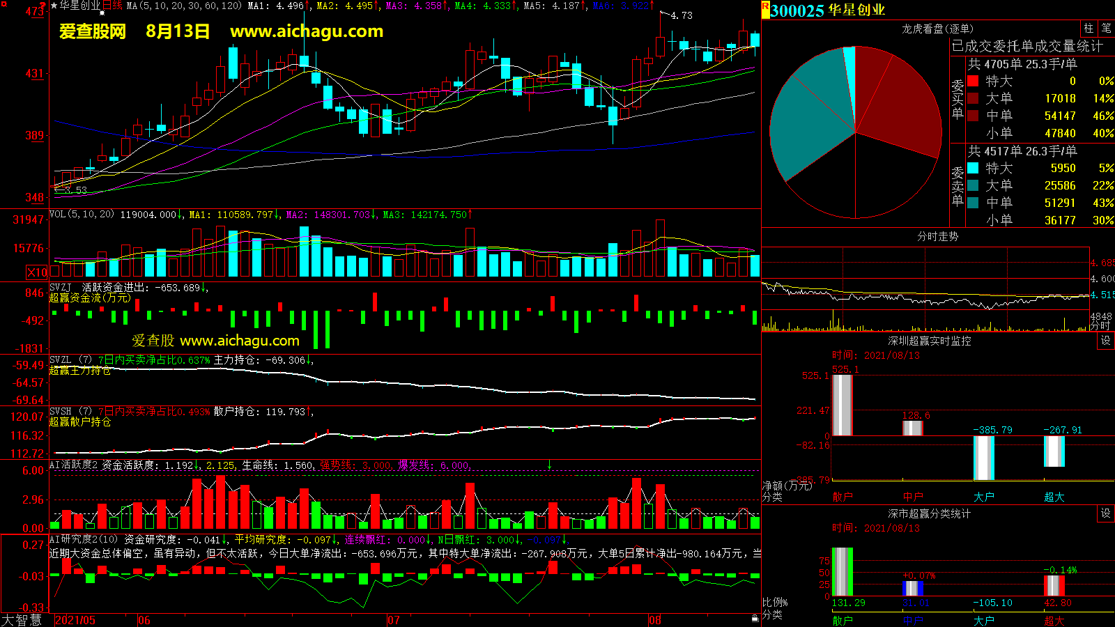 华星创业(300025)大智慧超赢数据