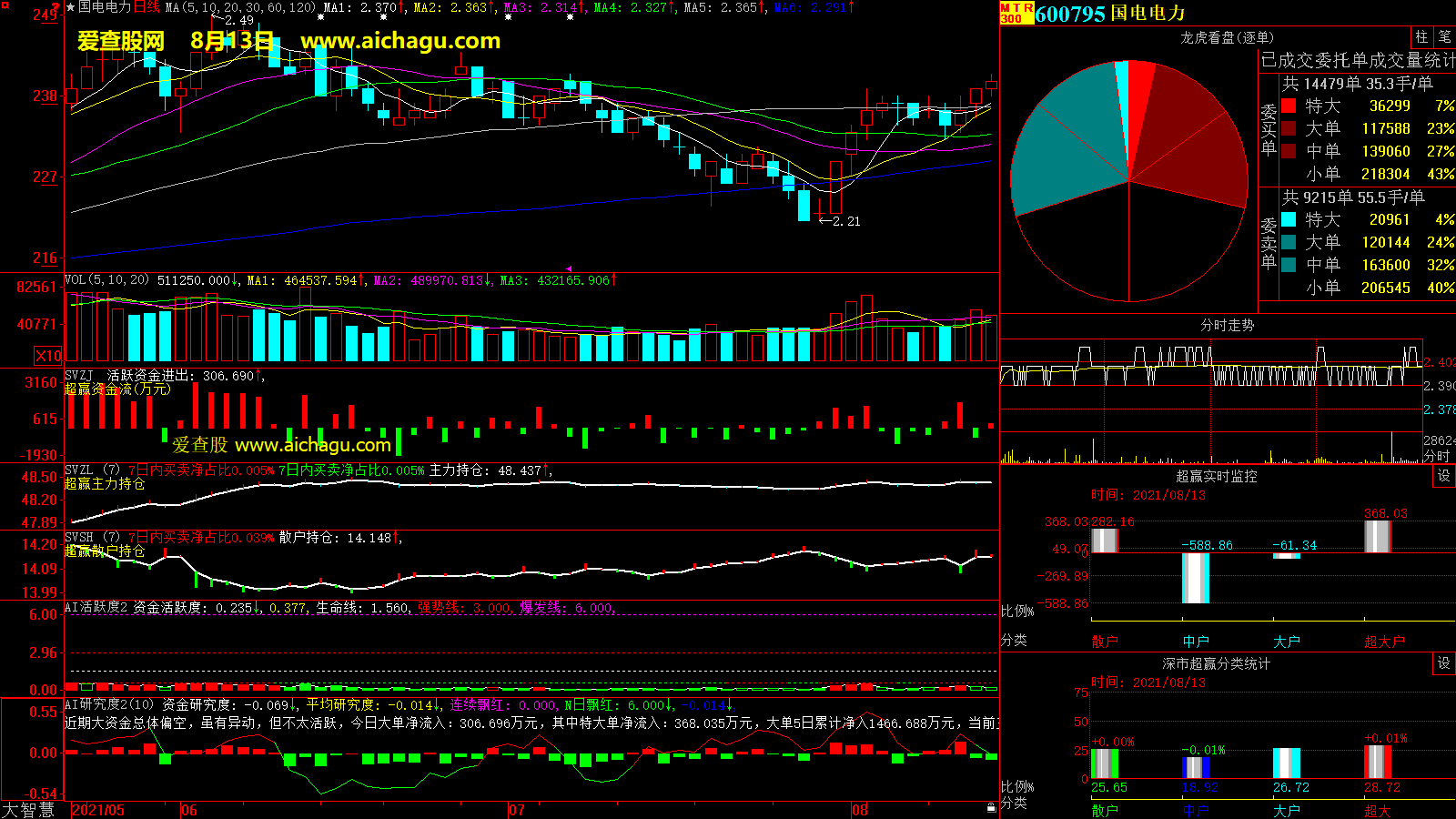 国电电力(600795)大智慧超赢数据