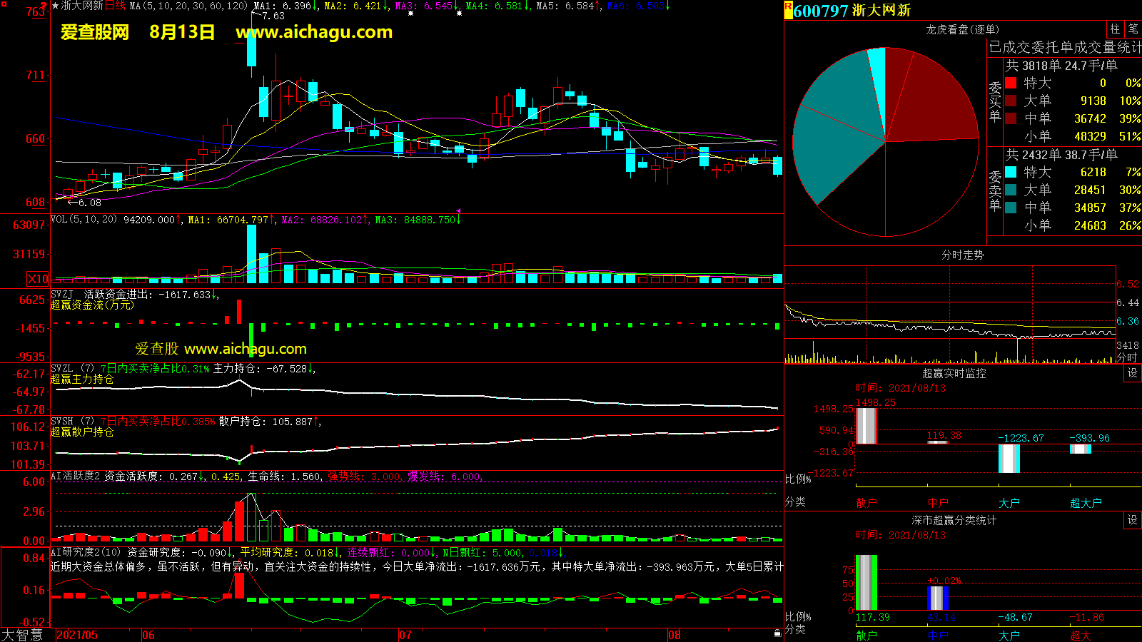 浙大网新(600797)大智慧超赢数据