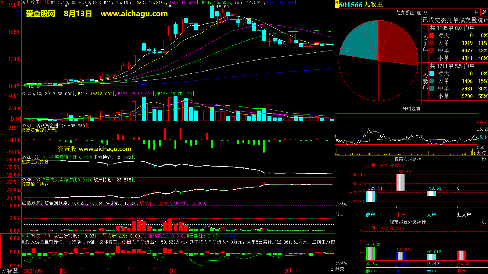 九牧王(601566)大智慧超赢数据